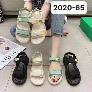 Sandal nữ quai dán fin hàn quốc quai 3 màu hot trend