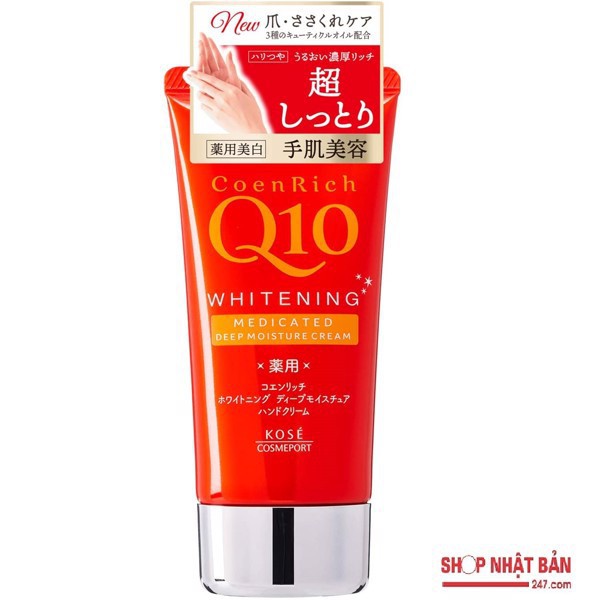 Kem dưỡng da tay Kose ConeRich Q10 Medicated mẫu mới nhất