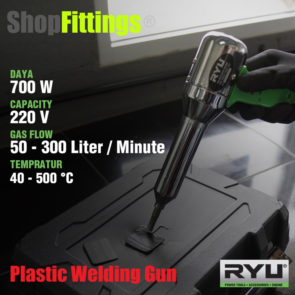 Súng Hàn Nhiệt Bằng Nhựa PVC Chuyên Dụng Cho Sửa Chữa Xe Hơi / Xe Máy