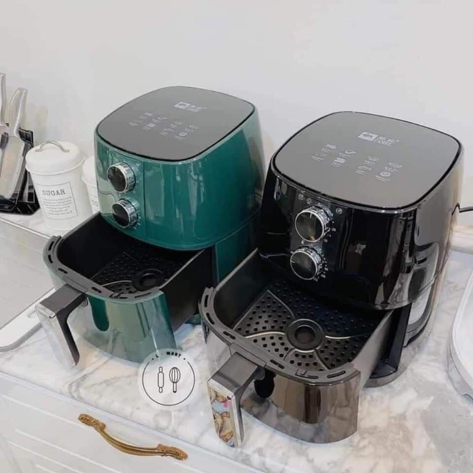 T NỒI CHIÊN KHÔNG DẦU CAMEL 7 LÍT TO VẬT CHIÊN NGUYÊN EM GÀ TO