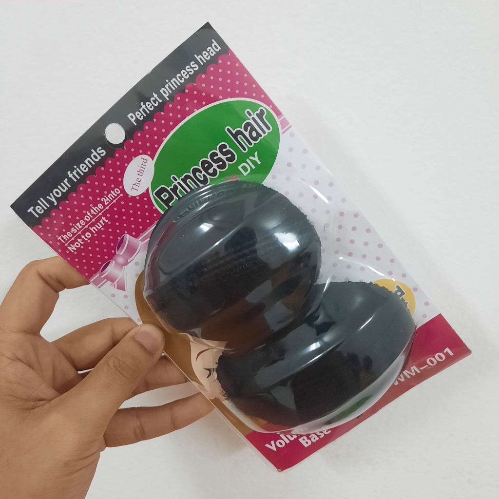Set 2 đệm phồng tóc mái loại tròn tạo kiểu dễ dàng