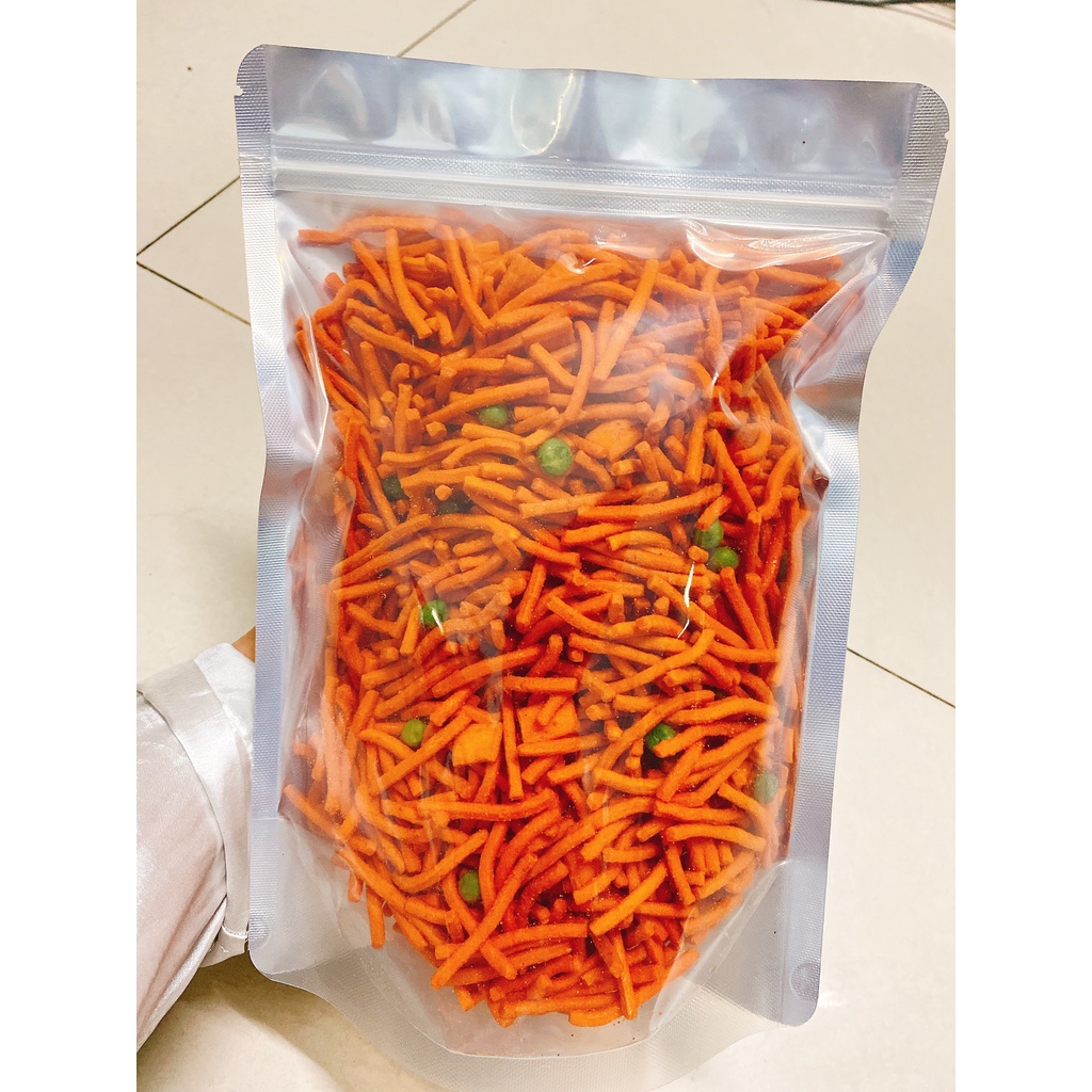 500G Bim Bim Que Đậu Hà Lan, Giòn ngon, Đậm vị, Mami Food