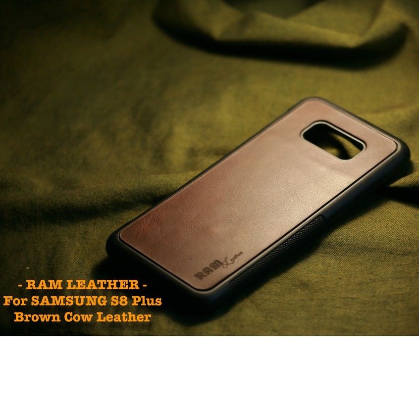 Ốp Lưng Da Bò RAM Leather Chống Sốc Cho Samsung S8 Plus