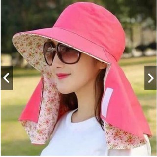 combo Mũ Chống Nắng 2 Mặt Liền Khẩu Trang