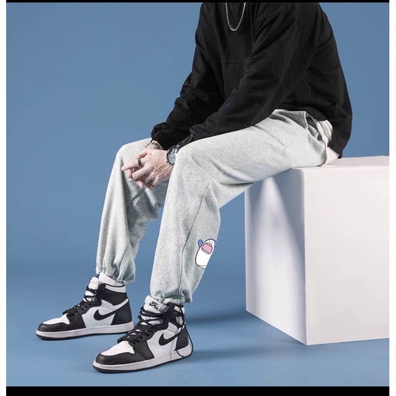 [ SALE OFF ] QUẦN JOGGER  GIÁ  RẺ 2 MÀU CHỦ ĐẠO XÁM ĐEN đen