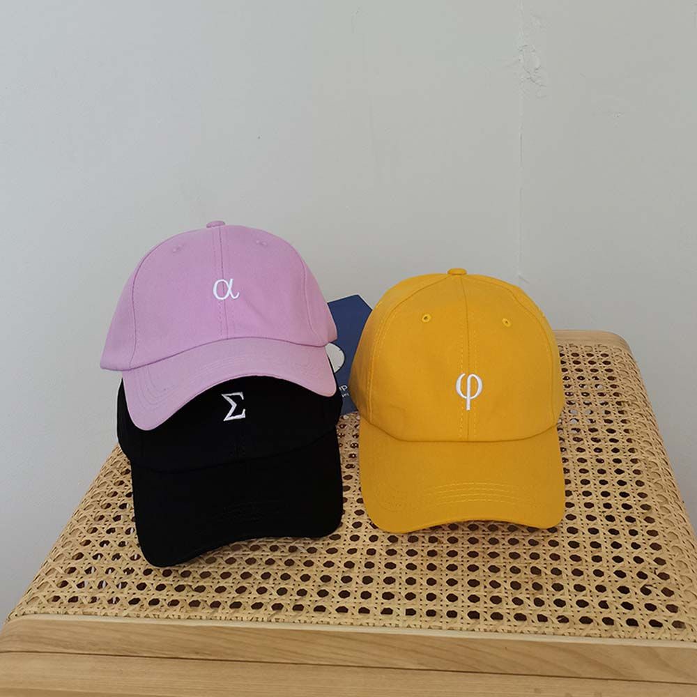 Mũ Lưỡi Trai Thêu Chữ Đơn Giản Phong Cách Hip Hop Hàn Quốc Thời Trang Mùa Hè Cho Nữ
