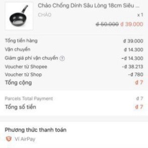 Chảo Chống Dính Sâu Lòng 18cm, Chiên, Dán, Xào Đa Năng Siêu Bền Dùng Cho Mọi Loại Bếp - Tặng Kèm Khăn Lau Bếp