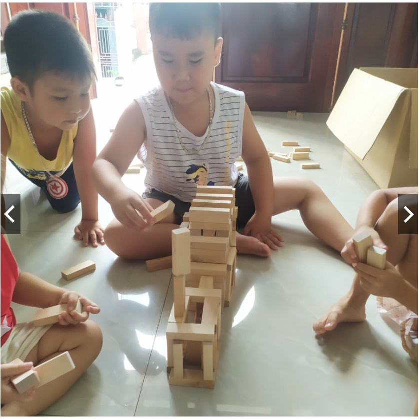 Đồ chơi rút gỗ , xếp hình , Domino