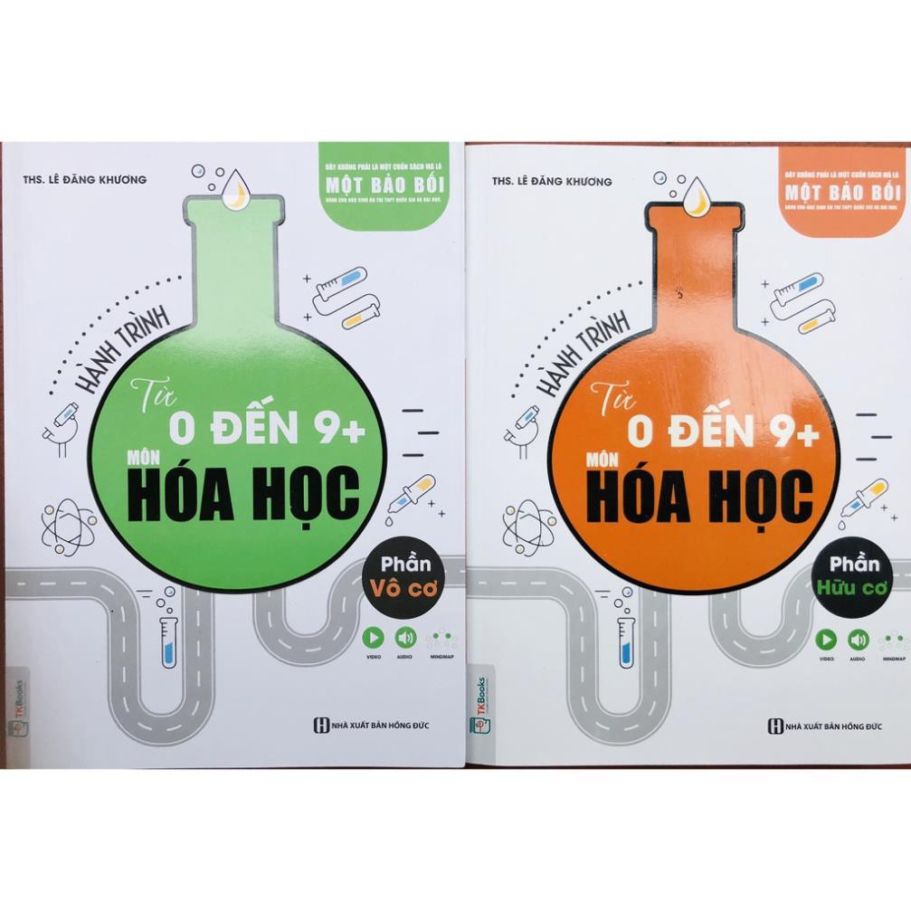 Sách - Combo  Hành Trình Từ 0 Đến 9+ Môn Hóa Học (Phần Hữu Cơ + Vô Cơ) | BigBuy360 - bigbuy360.vn