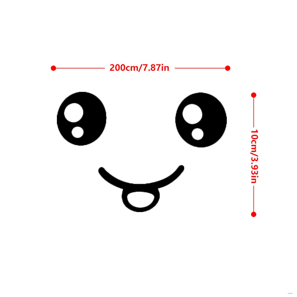 Sticker Dán Tường Họa Tiết Hình Smlie Dùng Trang Trí Phòng Khách, Phòng Ngủ