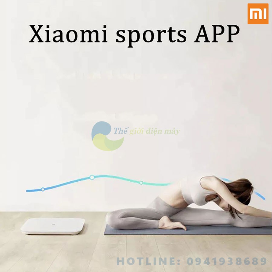 Cân điện tử thông minh Xiaomi Smart Scale 2 Theo dõi sứ khỏe, đồng bộ với điện thoại - Bảo hành  3 Tháng