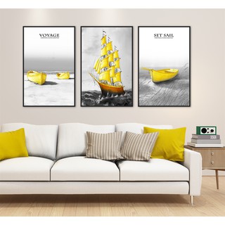 BỘ 3 TRANH CAVAS VIP KT 40*60*3 TRANG TRÍ NHÀ (BAO GỒM KHUNG)