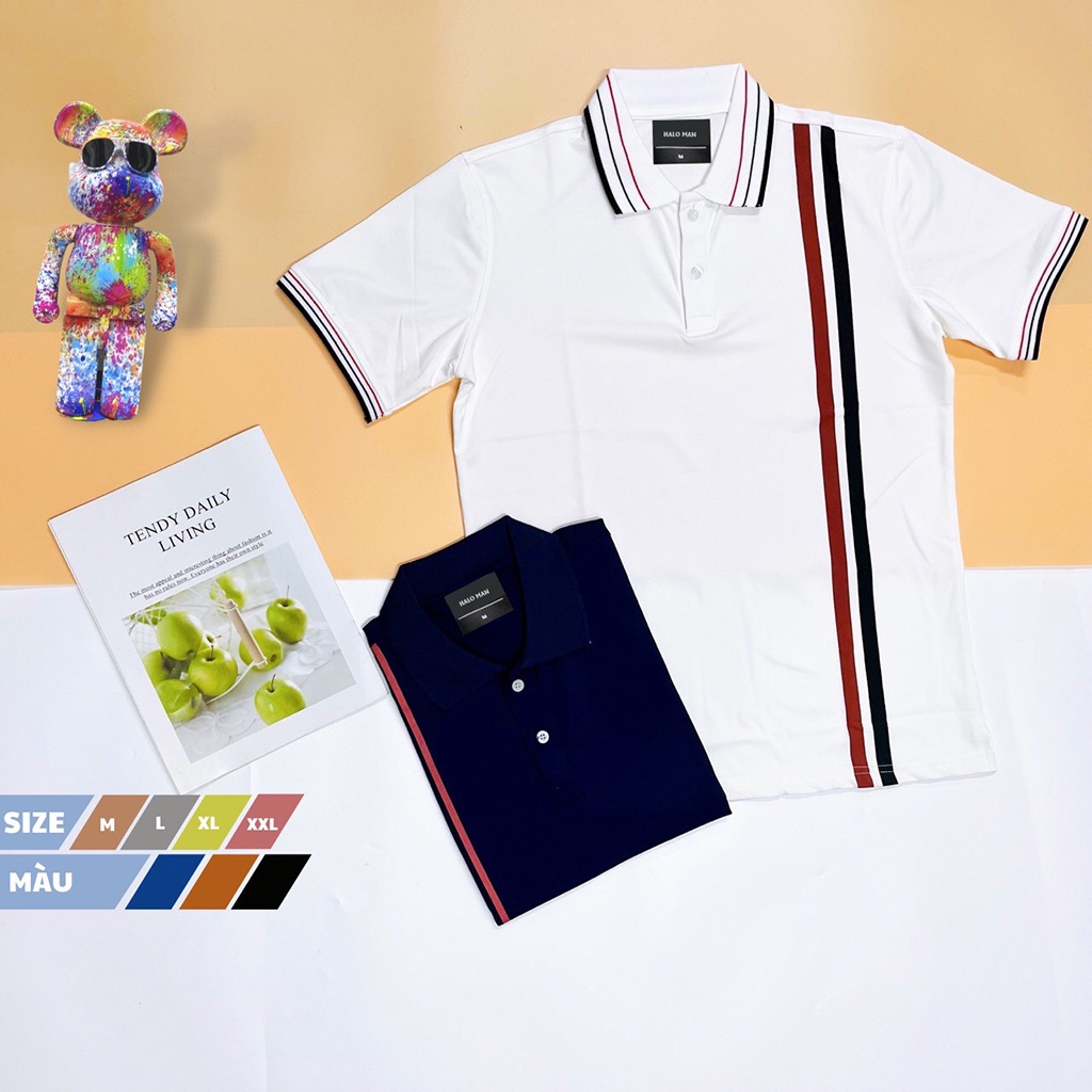 Aó polo nam cổ bẻ BEMAN-PL1 thun basic cộc tay,vải cá sấu cotton,form dáng trẻ trung,năng động