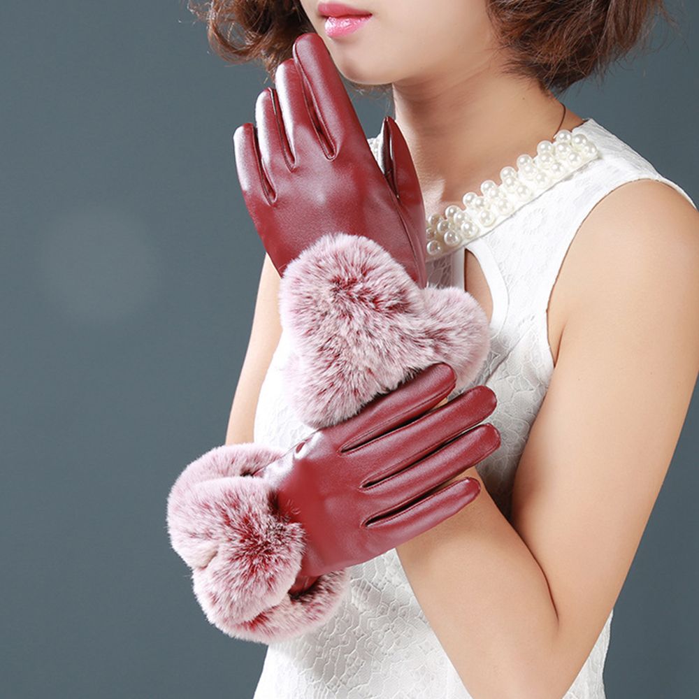 Găng tay da cảm ứng màn hình cho nữ