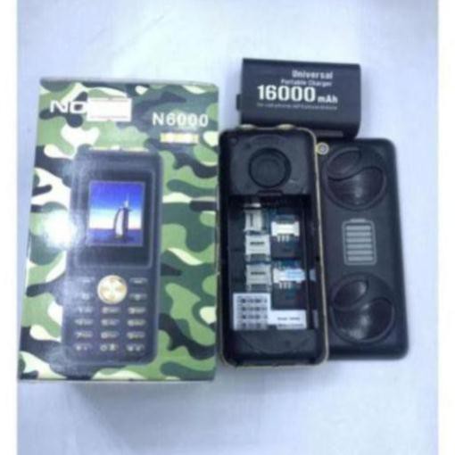 Điện thoại 4 sim pin khủng cho người già Nokia N6000 loa to giá rẻ thay đổi giọng nói