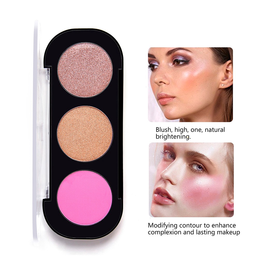 Bảng phấn má hồng 3 màu xinh xắn tiện dụng | BigBuy360 - bigbuy360.vn