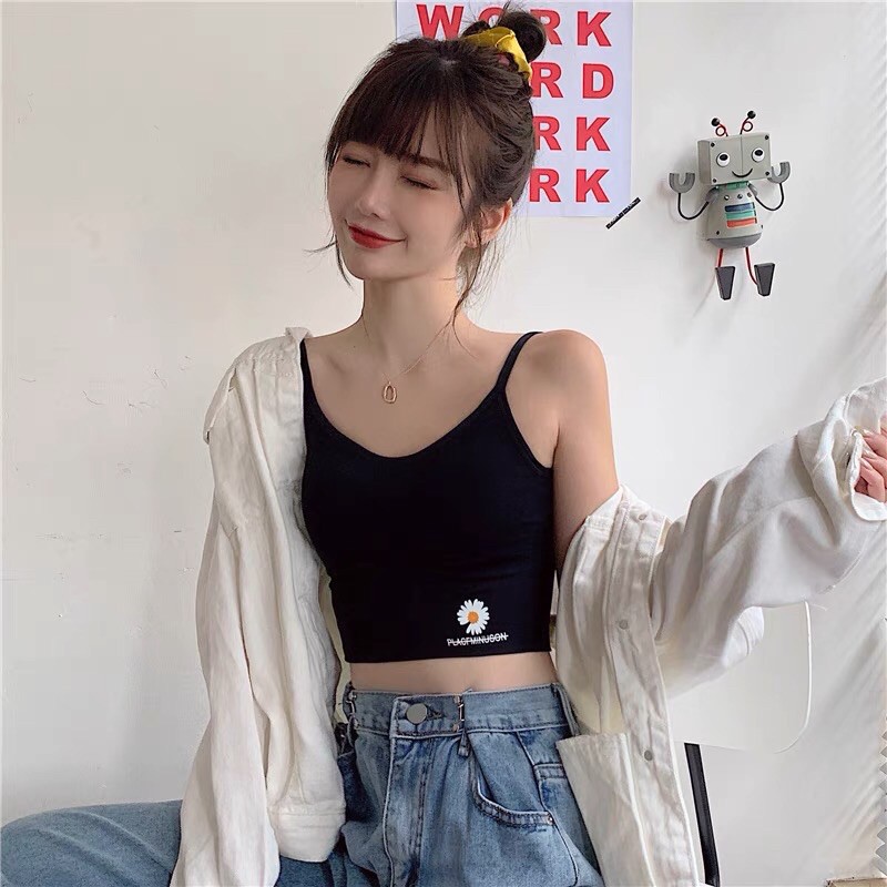 BRA Hoa cúc hot nhất Hè 2021 kèm mút ngực