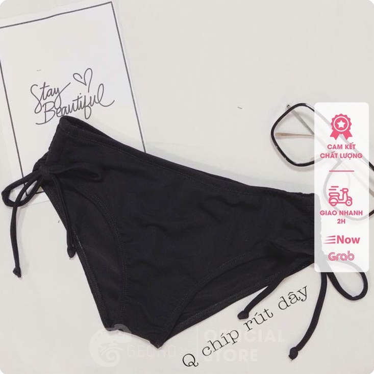 Quần, Váy bikini đi biển, đồ bơi cho nữ màu đen đạ dạng mẫu mã