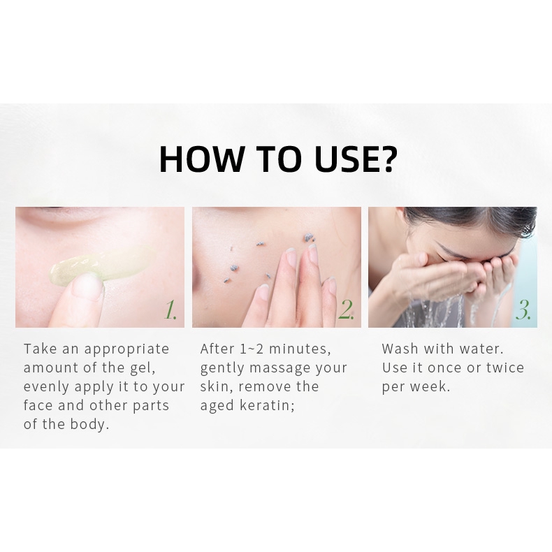 Mặt nạ gel chiết xuất trà xanh làm sạch sâu loại bỏ mụn đầu đen LAIKOU 60g | BigBuy360 - bigbuy360.vn