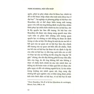 Sách - Pierre Bourdieu - Một Dẫn Nhập