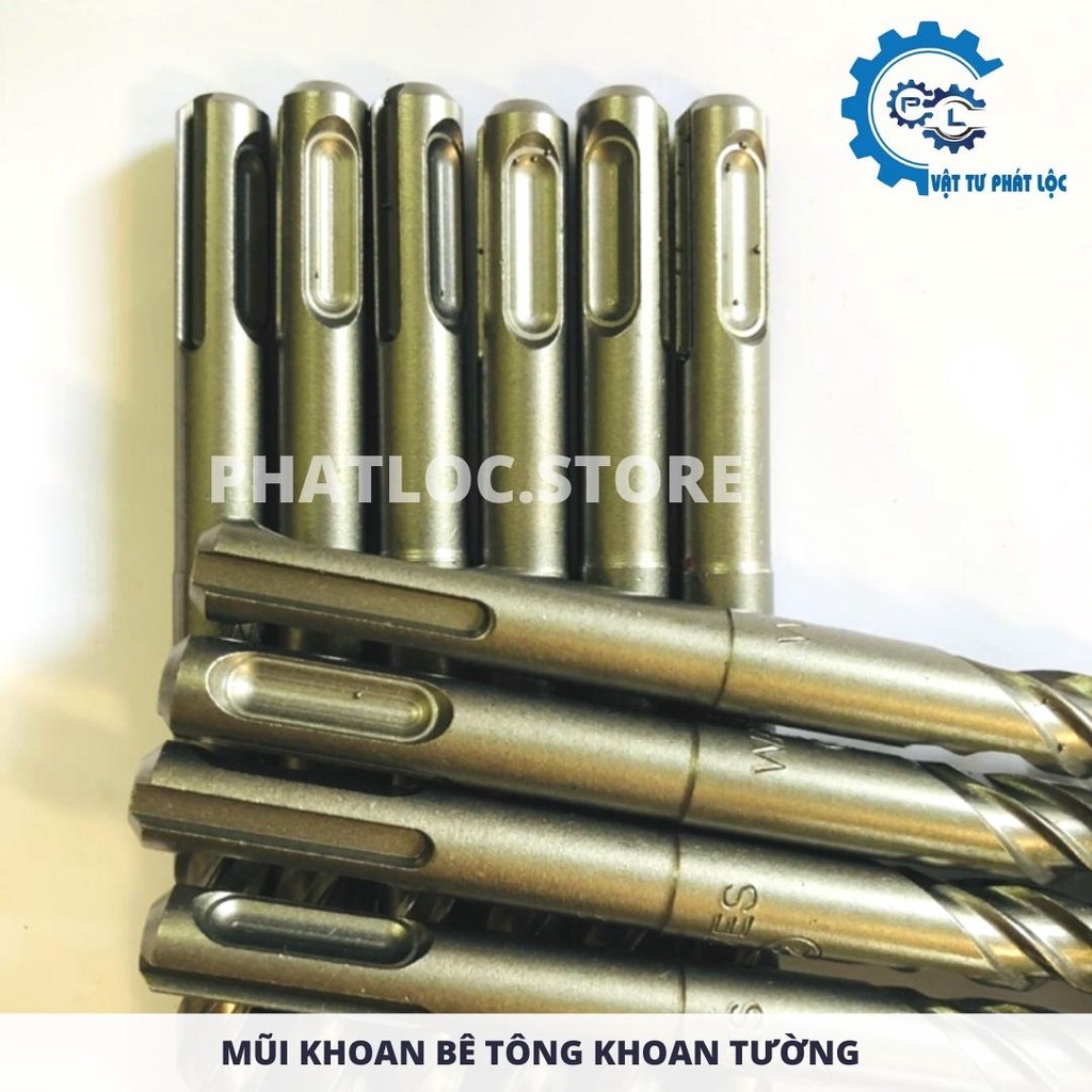Mũi khoan bê tông Wave khoan tường chuôi gài và trơn đủ size HÀNG TỐT