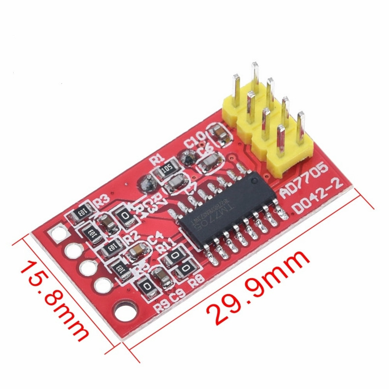 Mô-đun lập trình AD7705 Dual 16 bit ADC TM7705