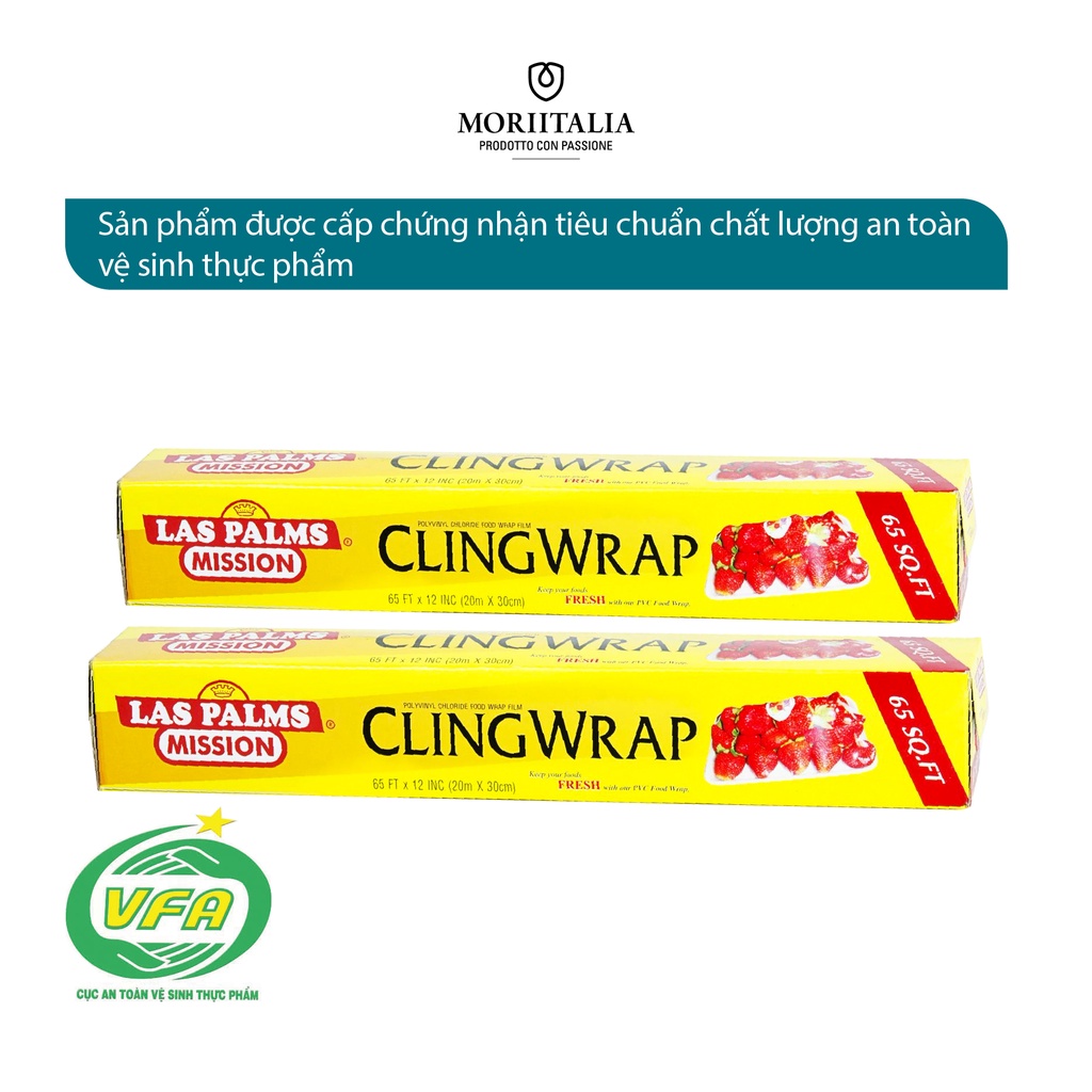 Màng bọc thực phẩm LasPalm Cling Wrap chính hãng Moriitalia MBTP00070094