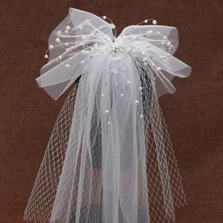 Cài voan lưới, phụ kiện cô dâu