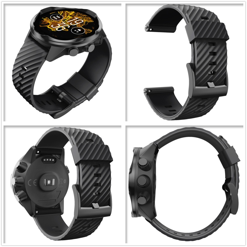 Dây đeo đồng hồ bằng silicone cao su 24mm cho Suunto- 7/ 9/ Baro Hr D5