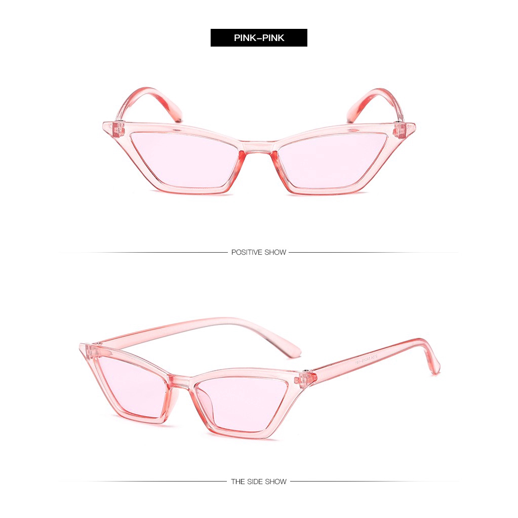 Vintage Sunglasses Women Cat Eye Luxury Brand Designer Sun Glasses Retro Small