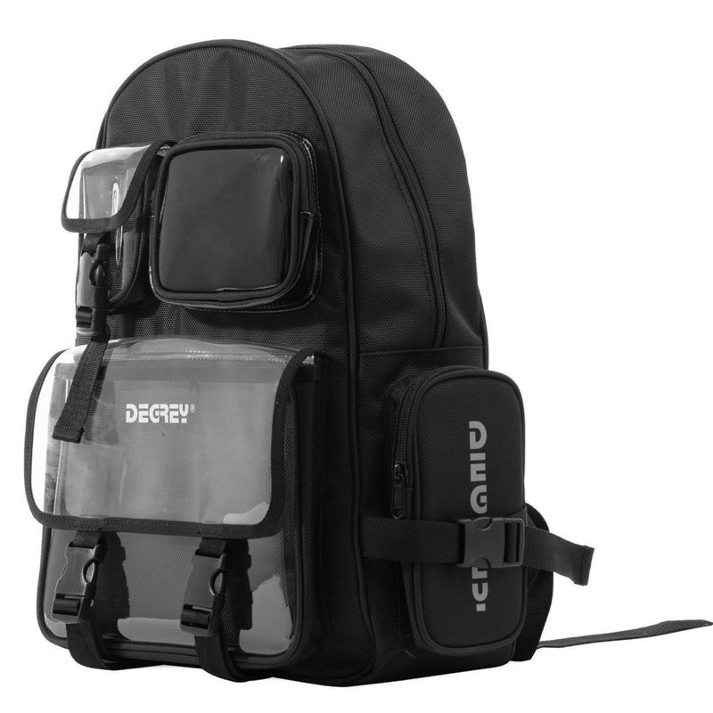 [Ảnh thật] Balo Degrey Backpack Basic Đen Form Chuẩn Đẹp tặng kèm giấy thơm