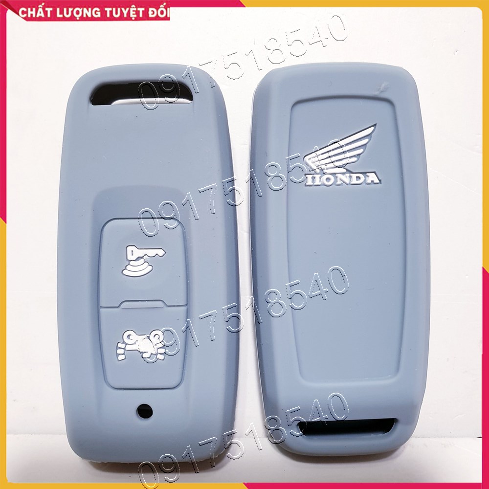 Bọc Chìa Khóa Smartkey Vision 2021 (Logo HONDA) - Bọc khóa silicon