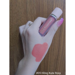 son kem lì kháng nước dưỡng môi Rosy chính hãng