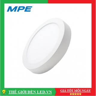 Đèn nổi tròn MPE 6w, 12W, 18W, 24W trắng 6500k, vàng 3200k hàng chính hãng