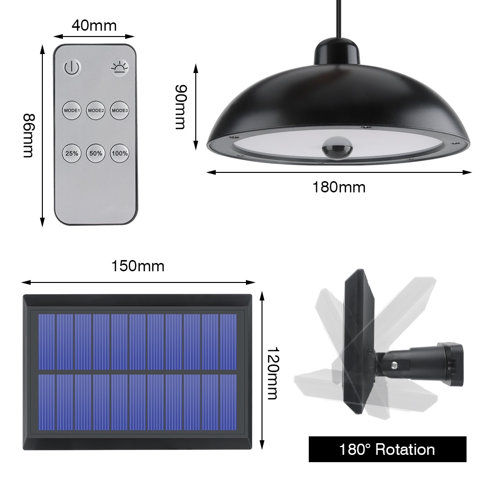 Đèn Năng Lượng Mặt Trời Chống Thấm Nước Ip65 Cảm Biến Chuyển Động