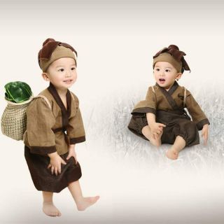 Set Tiều Phu Cổ Trang Cho Bé Trai 8-45Kg