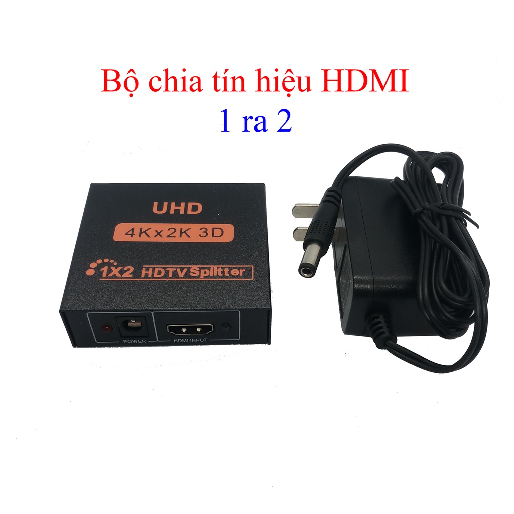 Bộ chia HDMI 1 ra 2 Full HD 1080 chia 1 nguồn HDMI ra thành 2 nguồn HDM