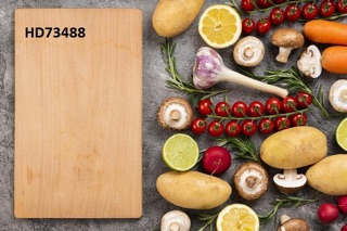 Background 3D chụp ảnh Thức Ăn