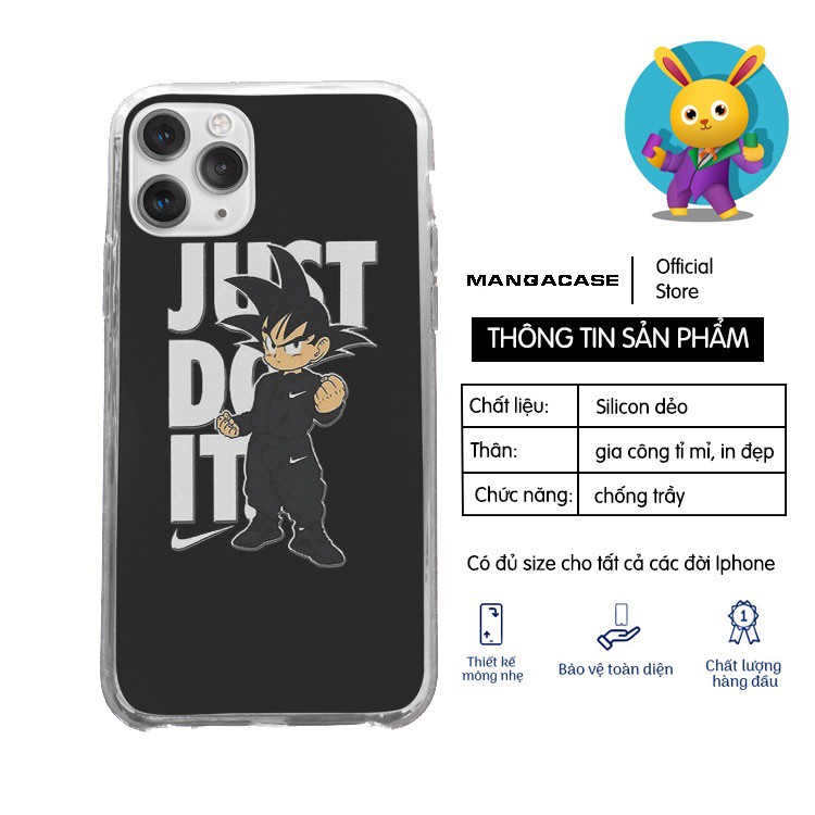 Ốp Lưng MANGA Songoku JUST DO IT cho iphone 5 - iphone 12 GOKPOD00376