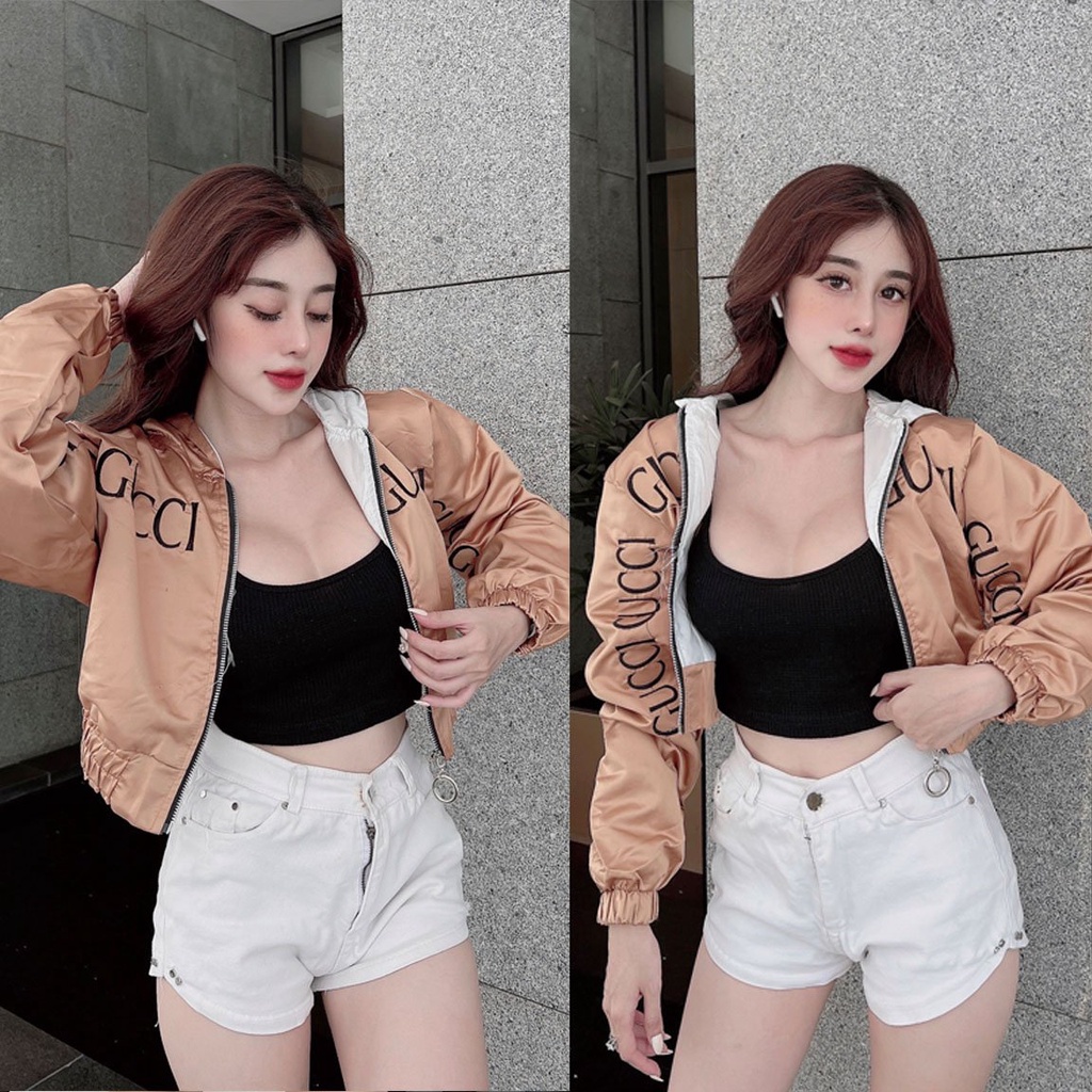 Áo Khoác Lửng Chất Liệu Phi Lụa Sang Chảnh FREE SHIP TOÀN QUỐC Mẫu Chống Nắng  Chống Tia UV Cực Kì Tốt Croptop
