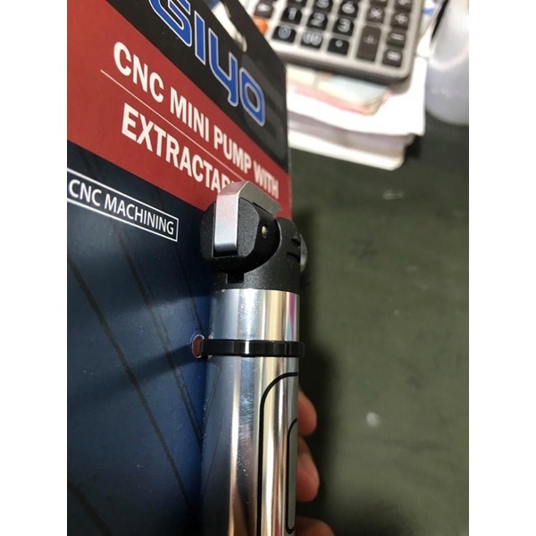 GIYO Bơm Mini Xe Đạp/Xe Máy GP-85L Thân Nhôm CNC