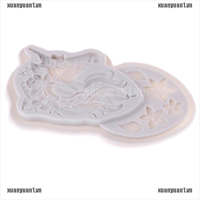 [XUANYUAN1] Khuôn silicone Làm Bánh / Sô Cô La / Kẹo Đường Hình Con Ngựa