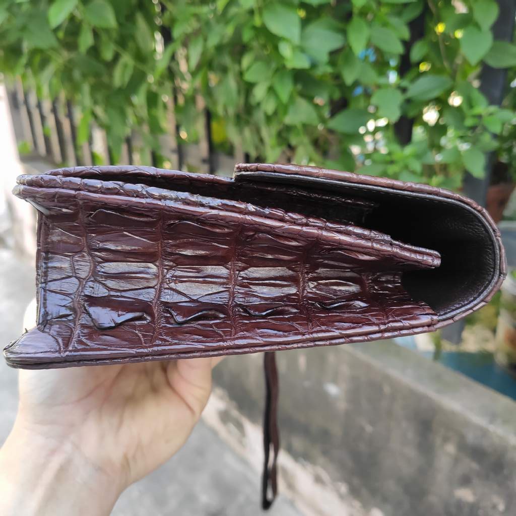 Cặp nam da cá sấu SIZE NHỎ CẦM TAY LỊCH LÃM!