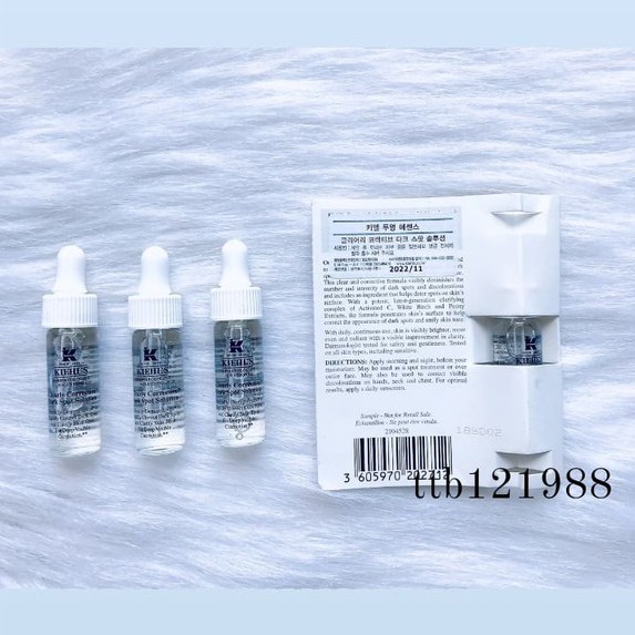 Serum Dưỡng Trắng Kiehls Corrective Dark Spot Solutiont 4ml Serum Kiehl's