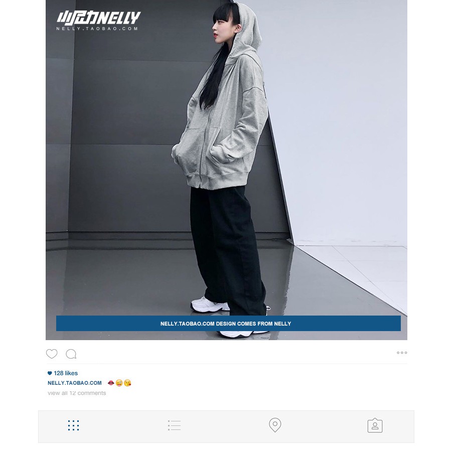 Áo Hoodie Unisex Nelly (có khoá kéo) Trơn 6 màu | BigBuy360 - bigbuy360.vn