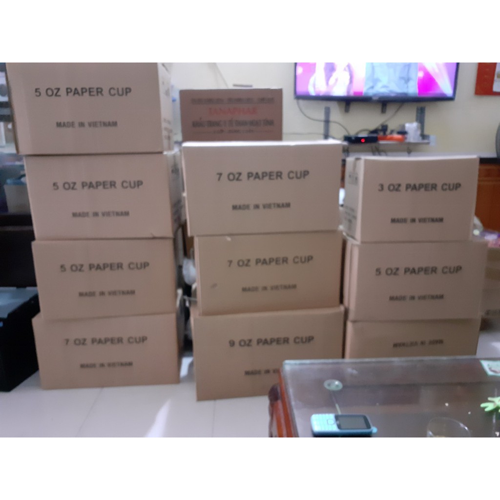 Set 50 Cốc giấy 3 Oz-100ml cao cấp xuất khẩu | BigBuy360 - bigbuy360.vn
