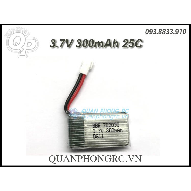 Pin Lipo 3.7V - 300mah / 260mAh cho V911S