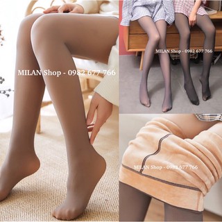 Quần tất lót lông- lót nỉ 3d nhiều màu cao cấp