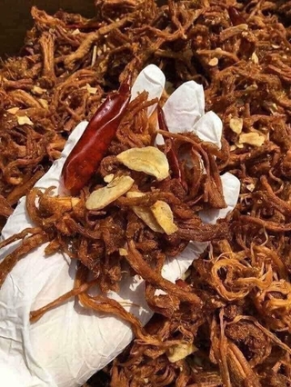 Khô heo cháy tỏi 300gr