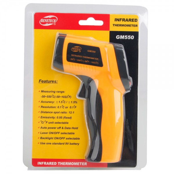 Máy đo nhiệt độ hồng ngoại GM550